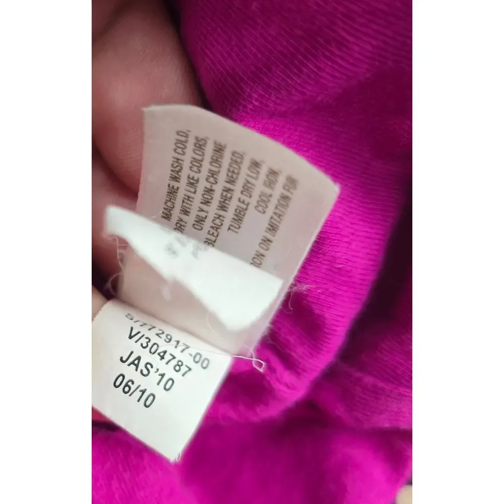 Late Y2K Era Old Navy Girls 4T Floral Winter Coat‎ (2010) – Faux Fur Hood